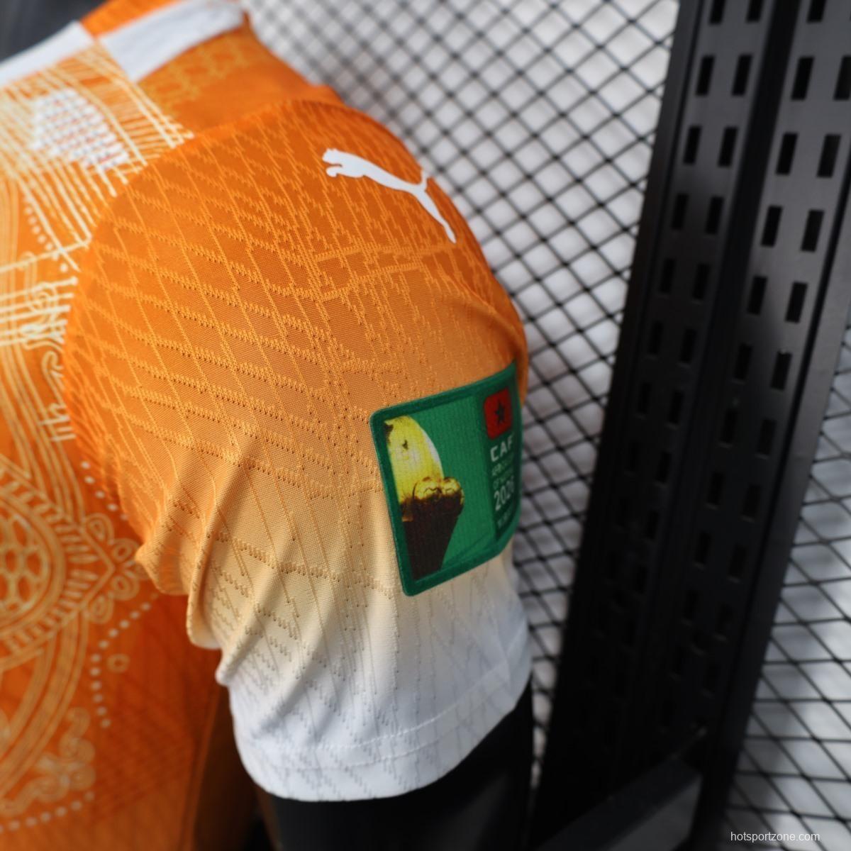 2026 Player Version Ivory Coast Special Edition Orange Jersey