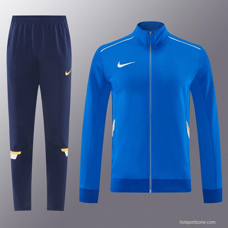 2026 NIKE Blue Full Zipper Jacket + Long Pants