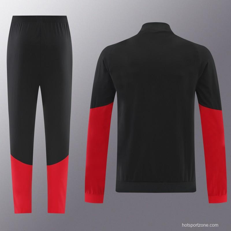 2026 Germany Black Full Windbreaker + Long Pants