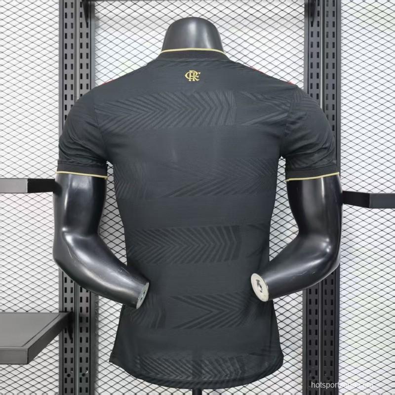 25/26 Player Version  Flamengo Away Black Jersey