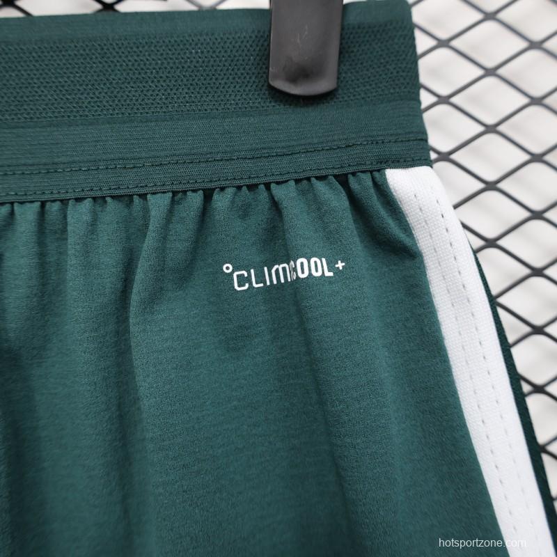 2026 Player Version Saudi Arabia Green with White Side Stripes  Shorts