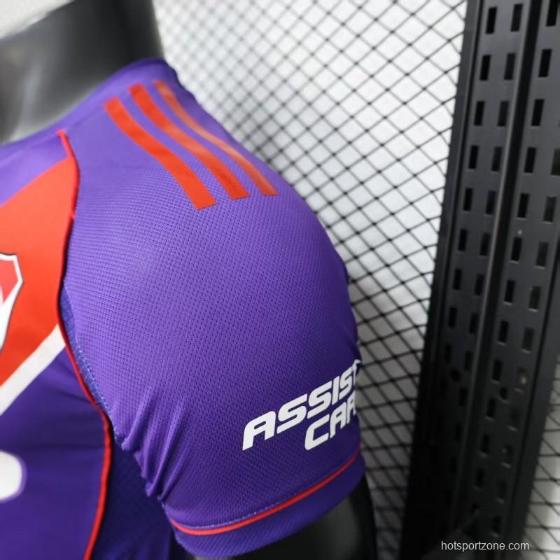 Player Version 26/27 River Plate Third Purple with Red Diagonal Sash Jersey