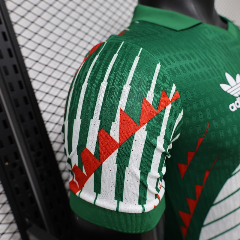 Player Version 2027 Mexico Home Green with Diagonal Graphic Jersey