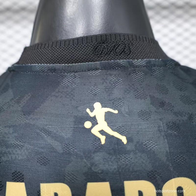 Player Version 2026 Argentina Black with Gold Sun Special Edition Jersey