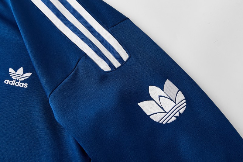 2026  Adidas Royal Blue Full Zipper Jacket + Long Pants