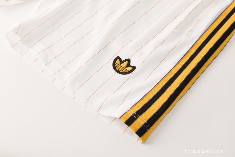 26/27 Manchester United White Short Sleeve+Soccer Shorts