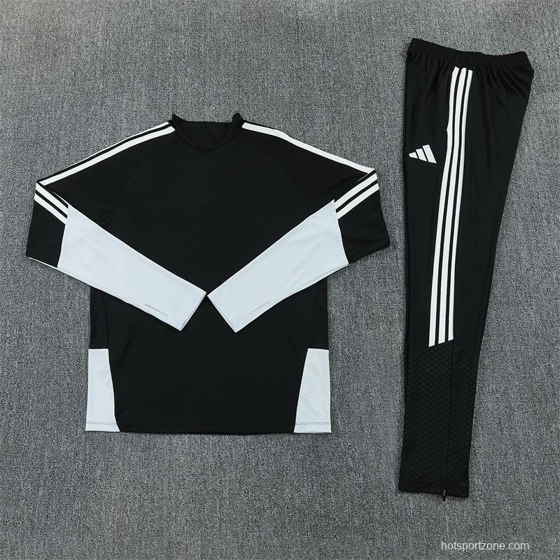 2026 Inter Miami CF Black & White Half Zipper Jacket Tracksuit + Long Pants