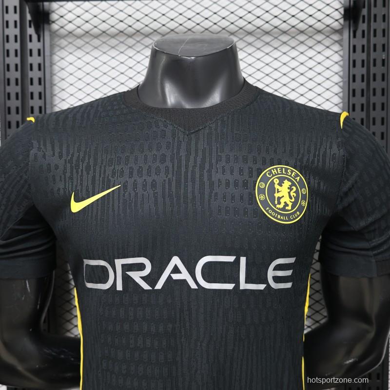 Player Version 26/27 Chelsea FC Black with Gold Accent Third Jersey