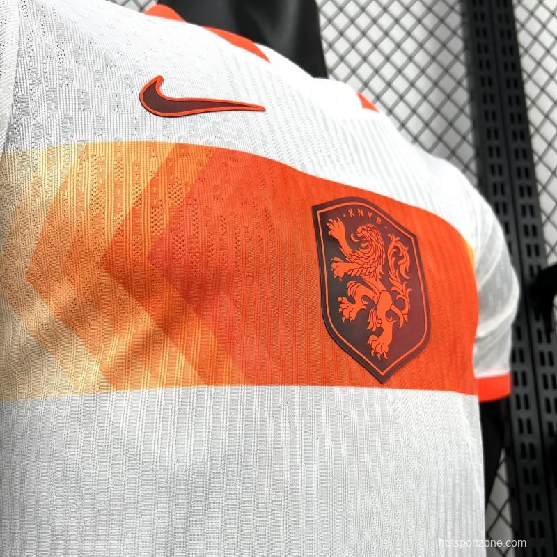 2026 Player Version Mens Netherlands World Cup Away Jersey