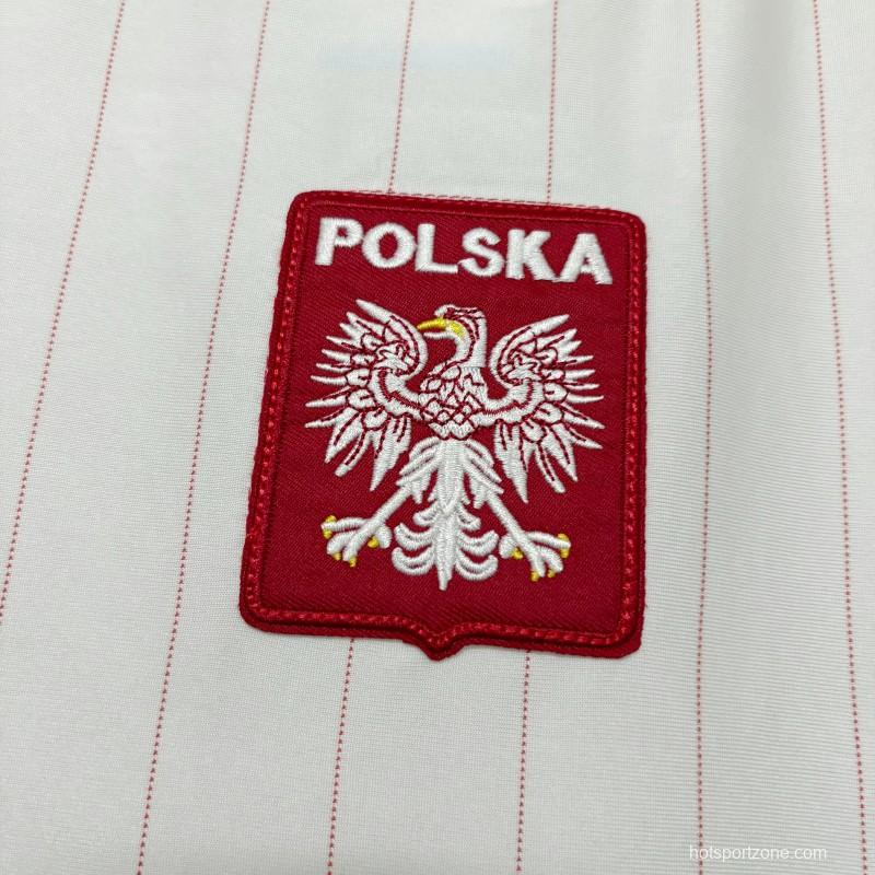 1982 Retro Poland Home Jersey