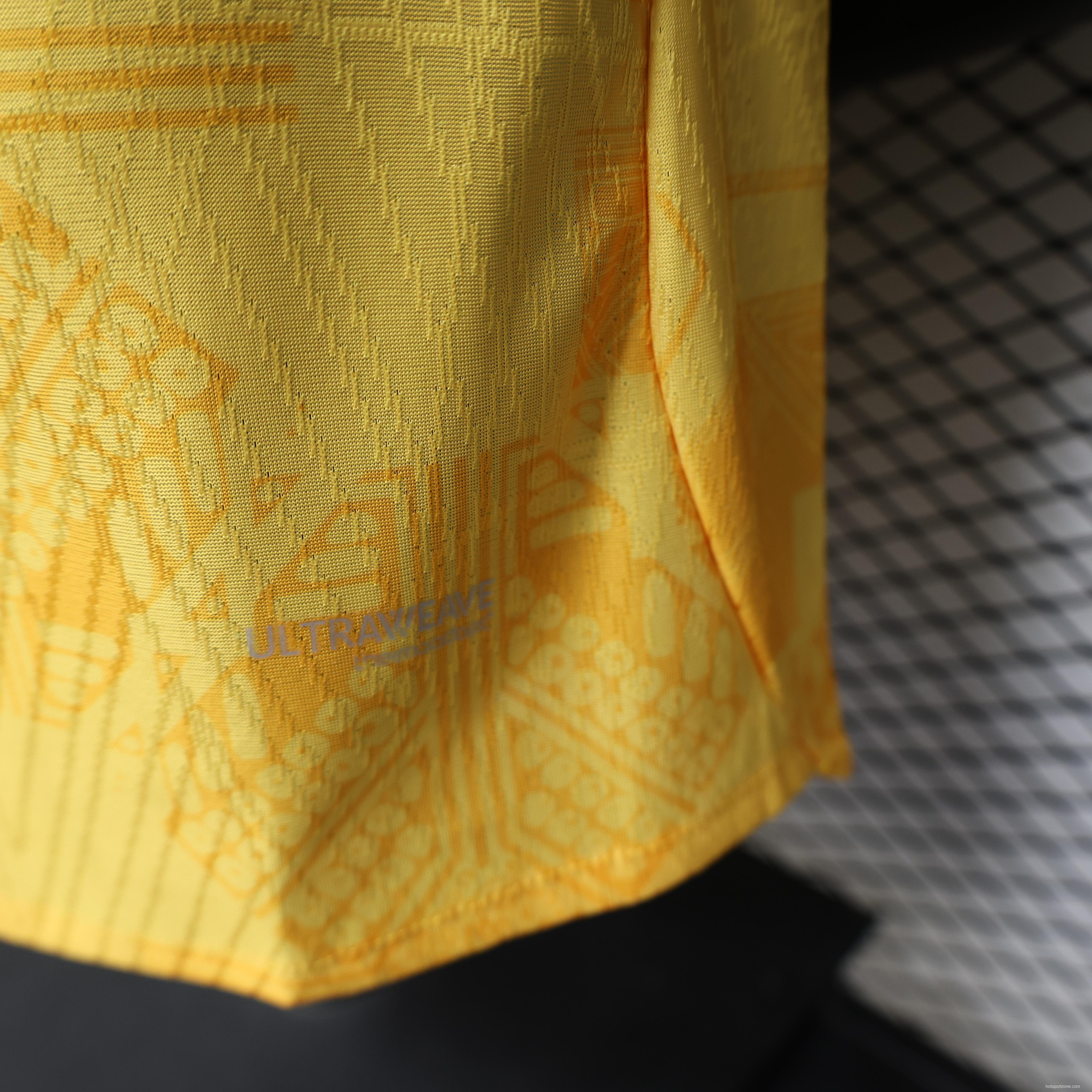 Player Version 26/27 Ghana  Away  Yellow & Green/Red Accent Jersey