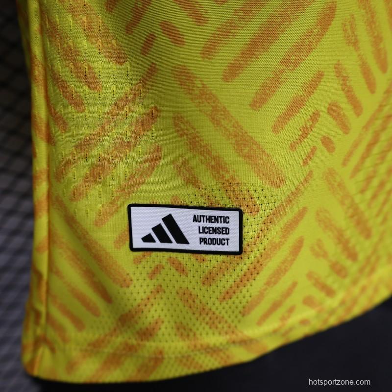 Player Version 26/27 South Africa Yellow & Green  Home Jersey (Adidas)