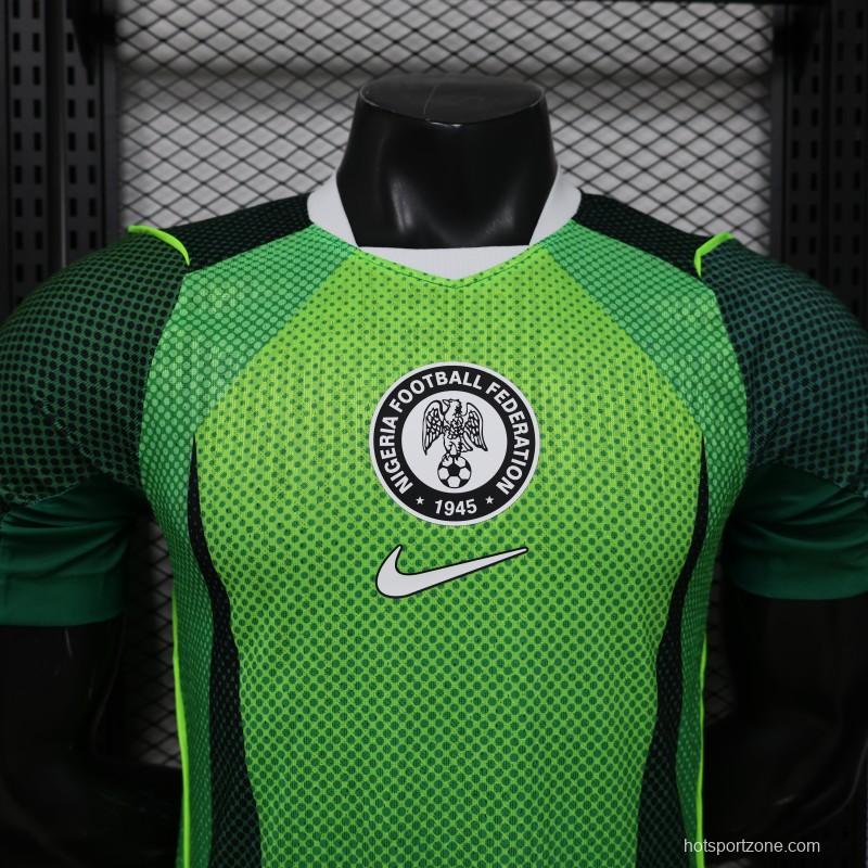 Player Version 26/27 Nigeria Volt Green & Dark Green  Home Jersey