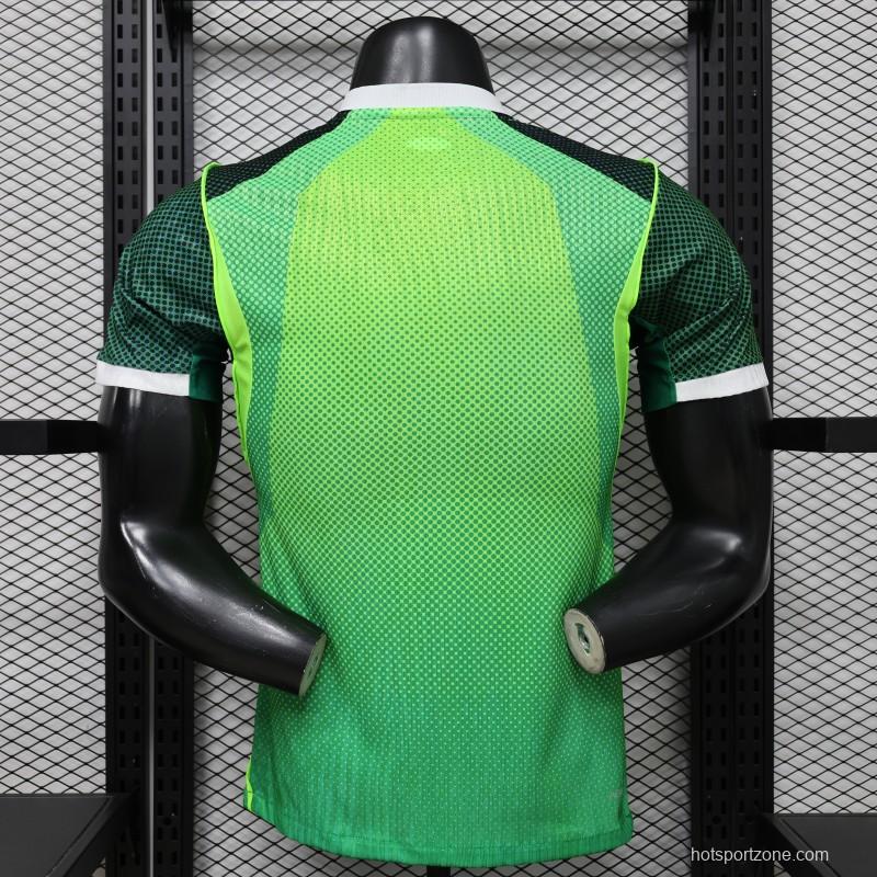 Player Version 26/27 Nigeria Volt Green & Dark Green  Home Jersey