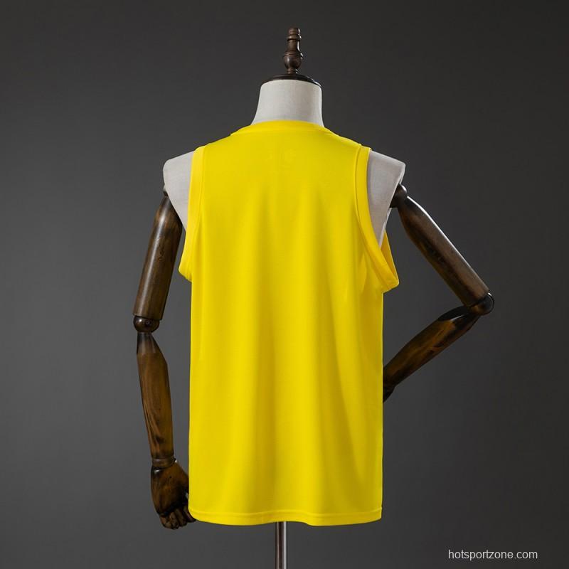 2026 Brazil Training Jersey Vest Yellow