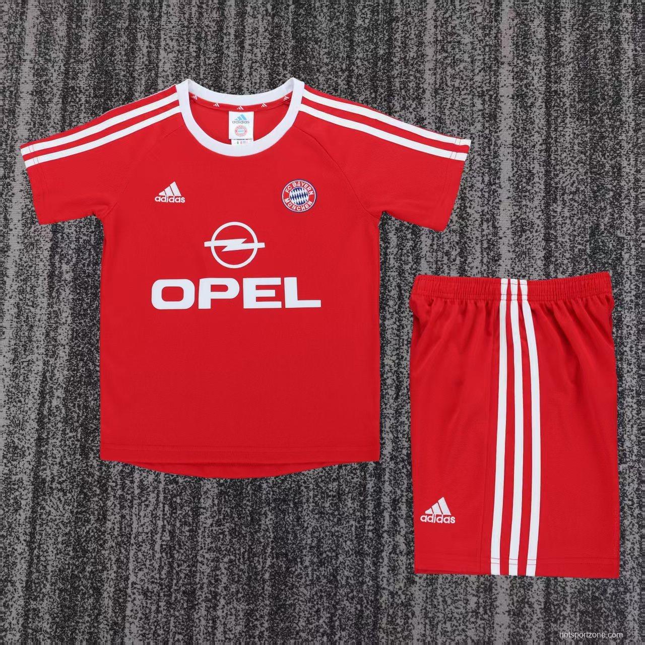 Retro 01/02 Kids Bayern Munich Home Jersey