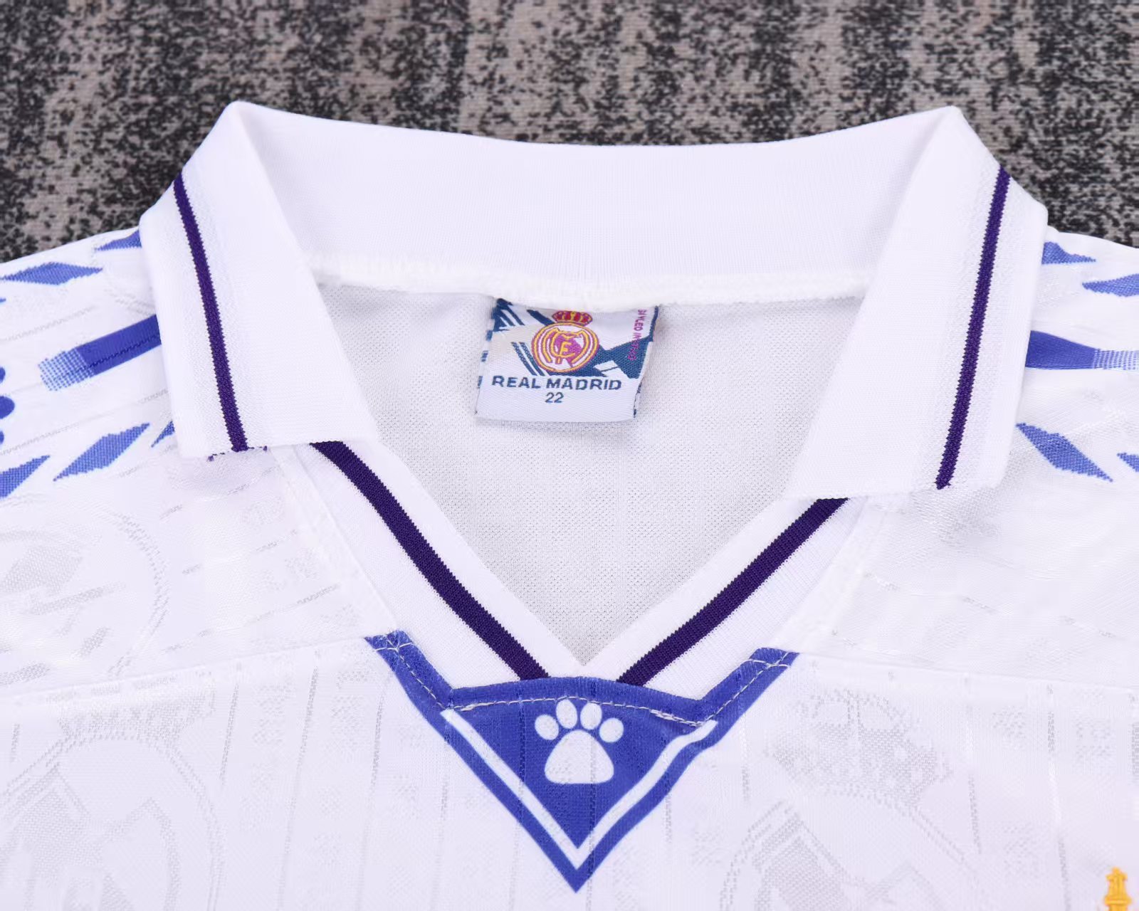 Retro Kids 96/97 Real Madrid Home Jersey