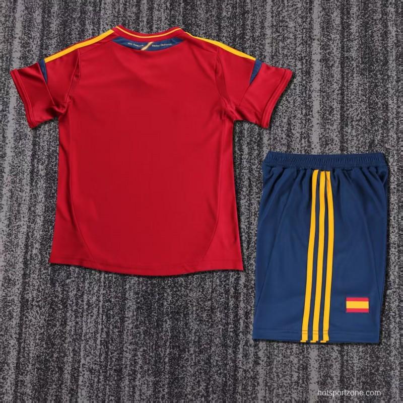 Retro Kids 2012 Spain Home Jersey