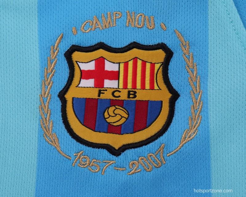 Retro Kids 07/08 FC Barcelona Away Jersey