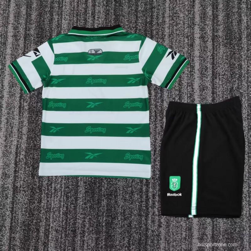 Retro Kids 99/00 Sporting Lisbon Home Jersey