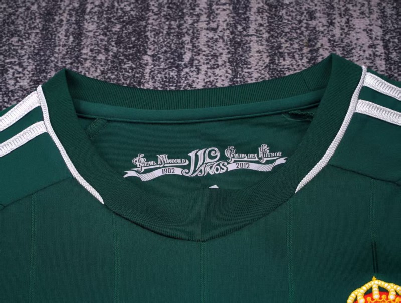 Retro Kids 12/13  Real Madrid Third Green Jersey