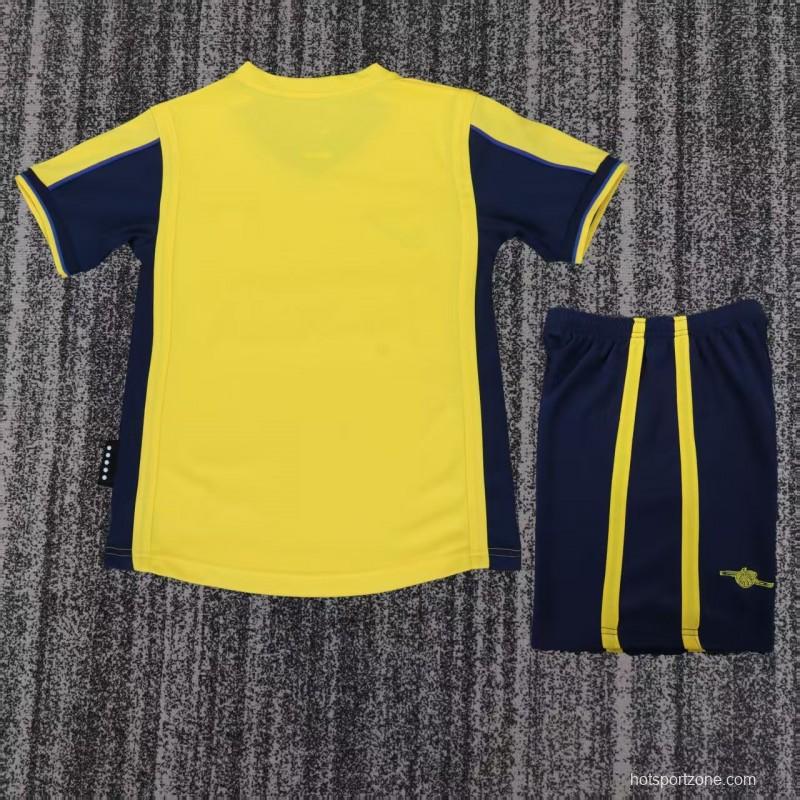 Retro Kids 00/01 Arsenal Away Jersey