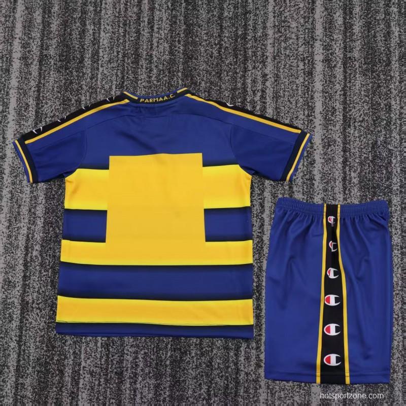 Retro Kids 01/02 Parma Home Jersey