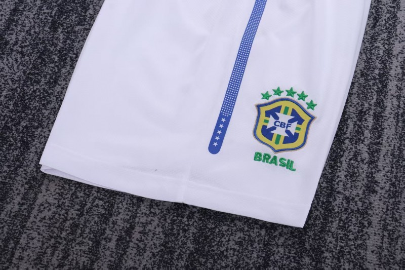Retro 2010/11 Kids Brazil Blue & White Away Jersey