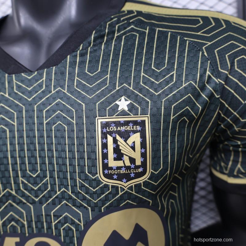 Player Version 2026 LAFC Home Black with Gold   Jersey