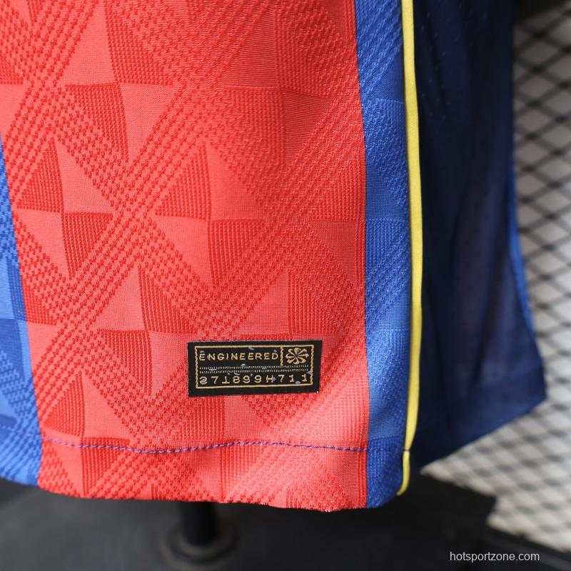 Player Version 26/27 FC Barcelona Home Red Blue  Stripe Jersey