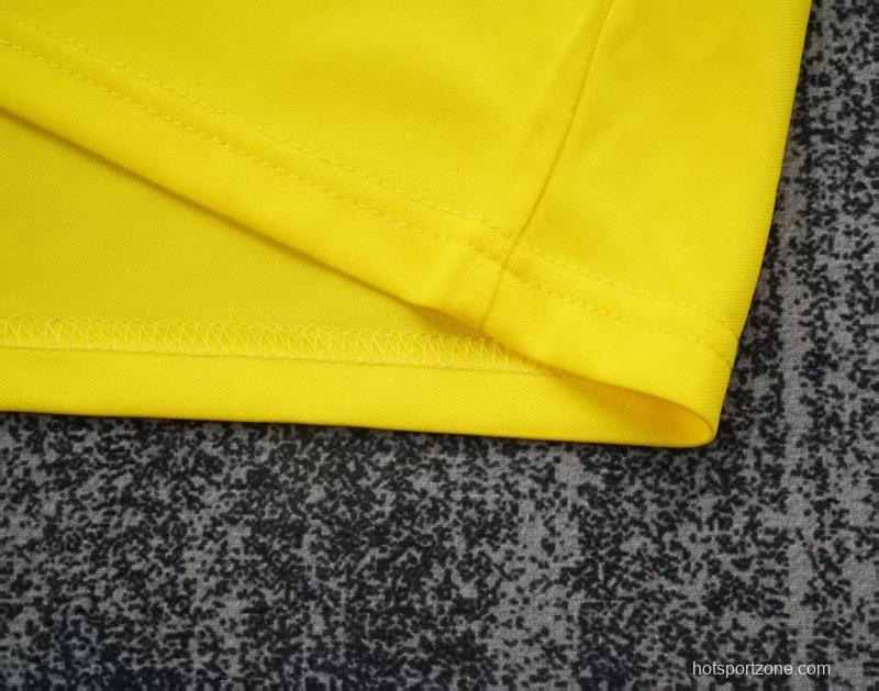 Retro 1970 Kids Brazil Yellow Jersey