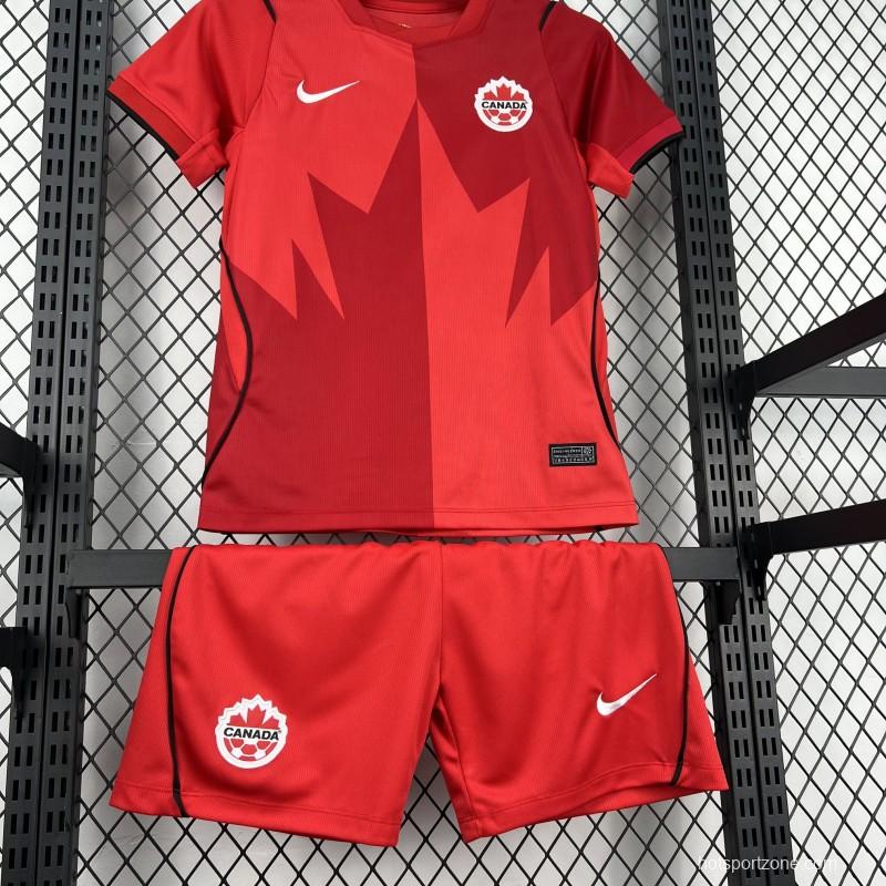 2026 Kids Canada World Cup Home Kit
