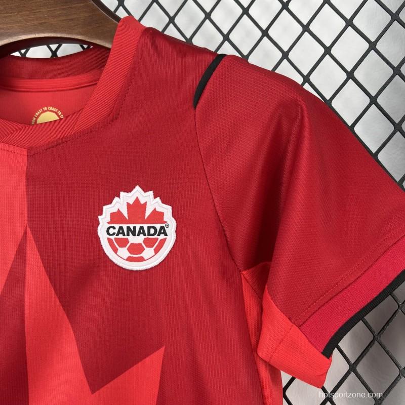 2026 Kids Canada World Cup Home Kit