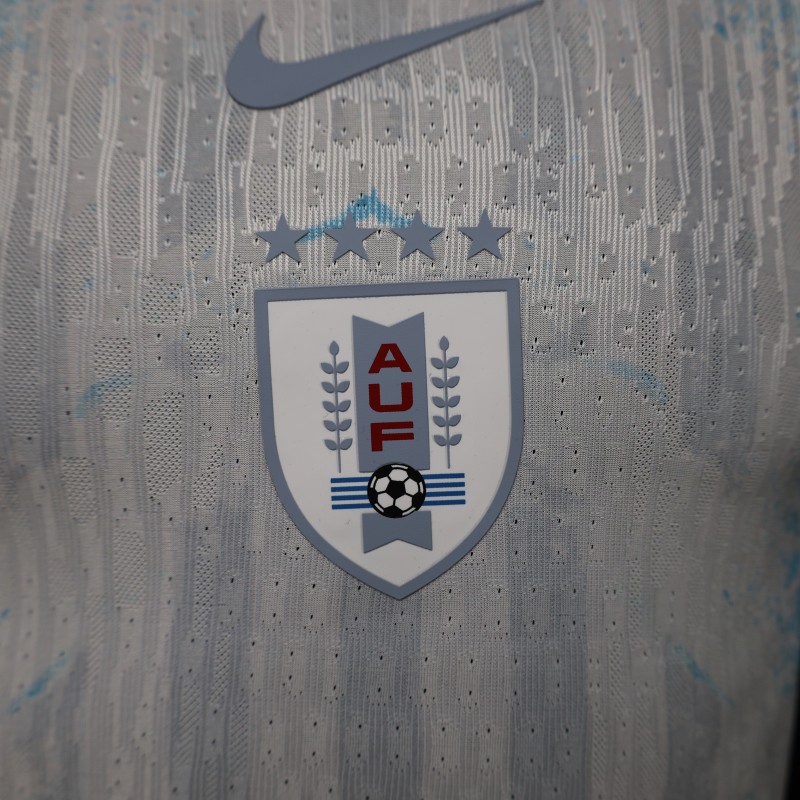 Player Version 2026 Uruguay Away Special Edition White  Jersey