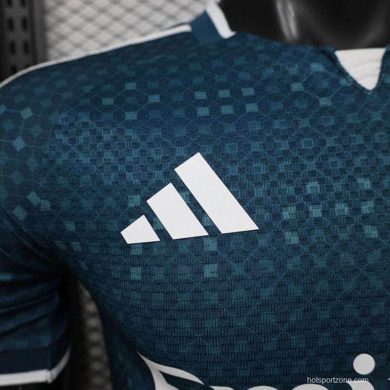 Player Version 26/27 Real Madrid Away Teal Blue  Jersey