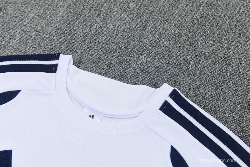 26/27 Real Madrid  White Short Sleeve+Soccer Shorts