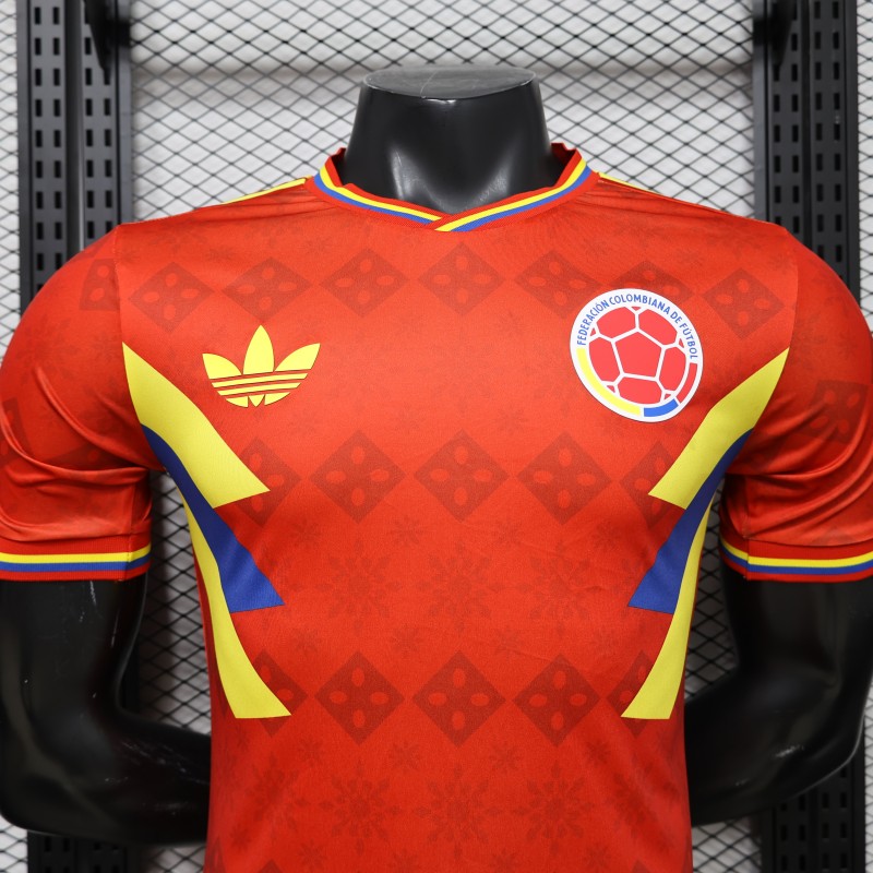 Player Version 2026 Colombia Special Edition  Away Red Jersey