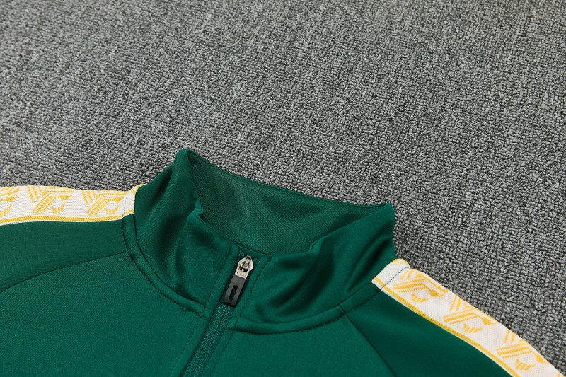 26/27 Senegal Green Full Zipper Jacket Tracksuit + Long Pants