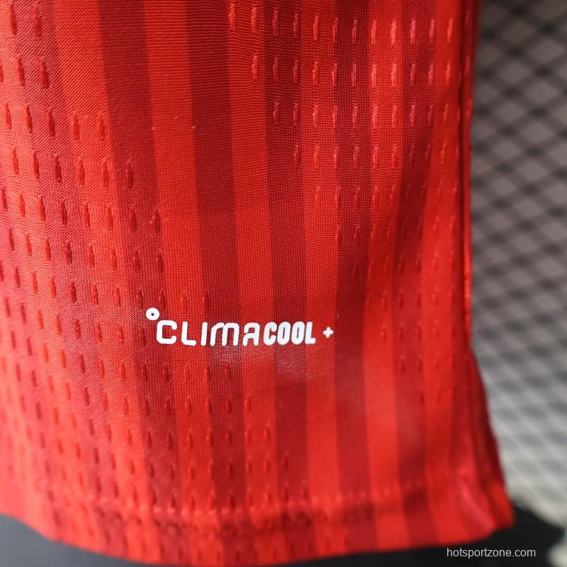 Player Version 26/27 Bayern Munich Red with Tonal Stripe Home Jersey