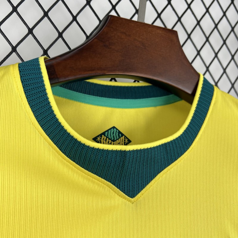 2026 Mens Brazil World Cup Home Long Sleeve Jersey