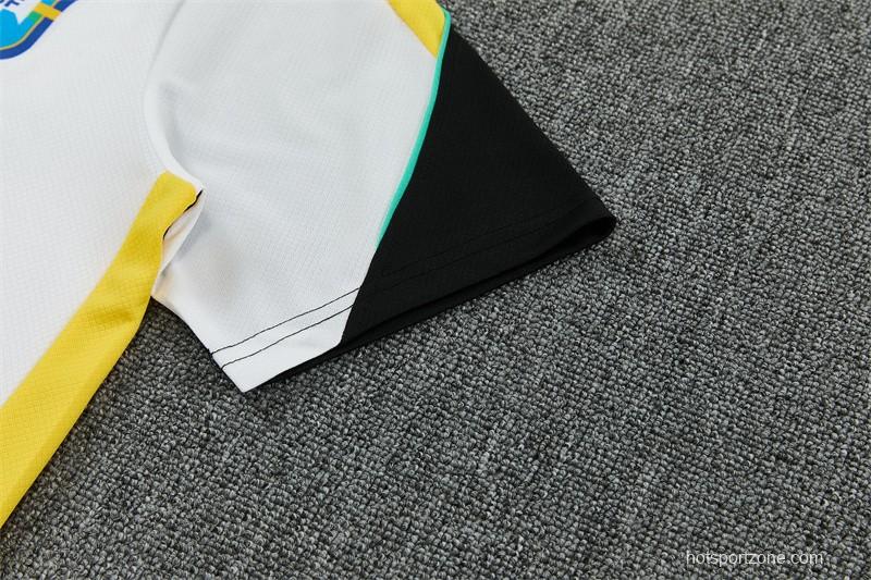 26/27 Brazil Away White Short Sleeve + Soccer Shorts