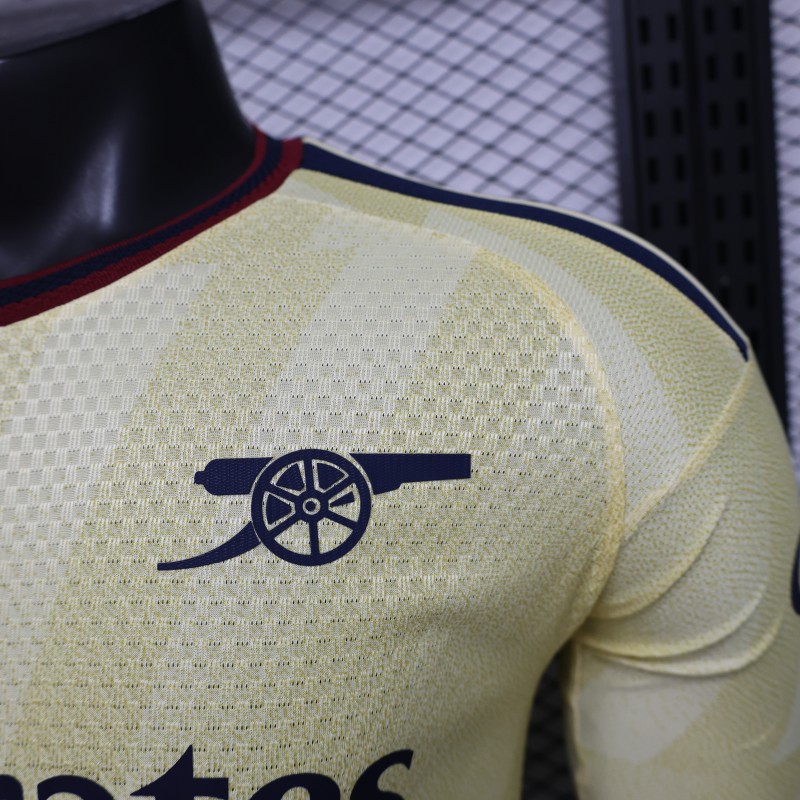 Player Version 26/27 Arsenal Yellow  Long Sleeve Jersey