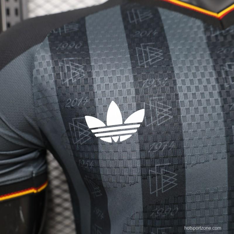 Player Version 2026 Germany Dark Grey with Championship Years Stripe Graphic Jersey