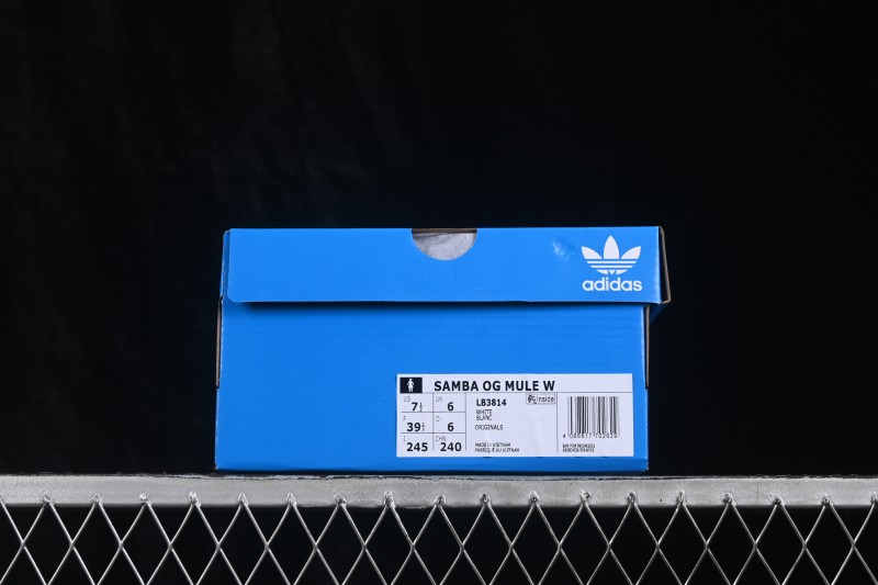 Adidas Samba OG Casual Half-Slip-On Shoes with Retro Design - LB3814