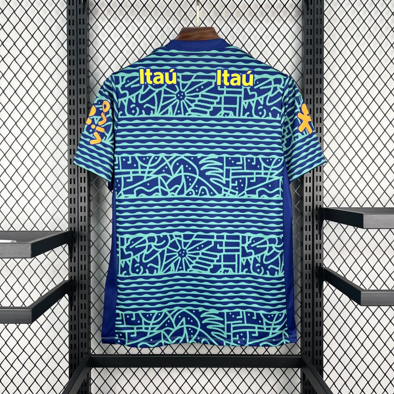 2024 Retro Brazil Pre-Match Jersey