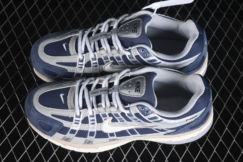 Nike P-6000 SE Retro Running Sneakers with Layered Design and Lightweight Comfort - IU7549-400