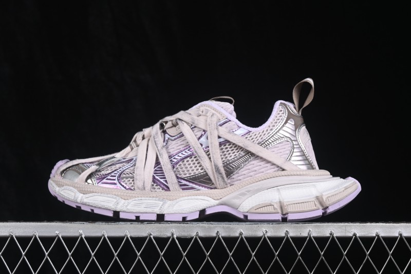 Balenciaga 3XL Extreme Laces Logo Running Shoes - W3XCH9250
