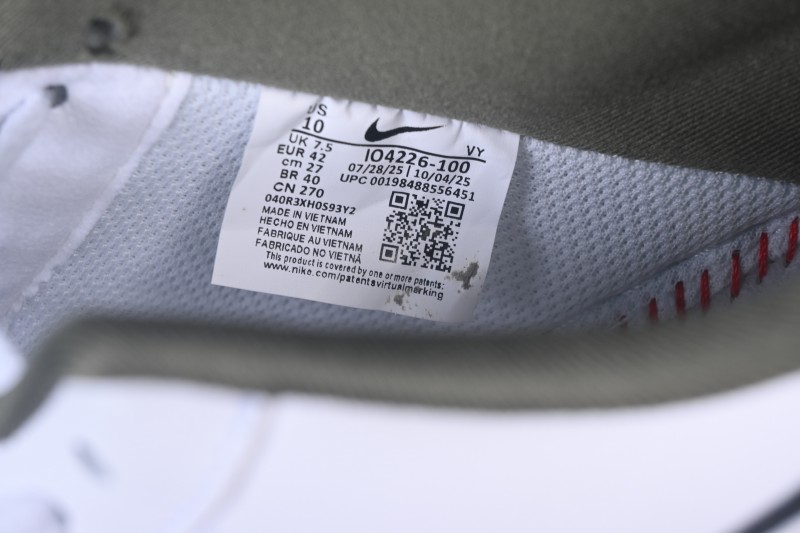Nike Air Force 1 '07 Low Classic Casual Skateboarding Shoes with Full-Length Air Cushion - IO4226-100