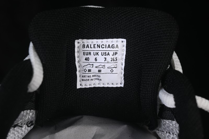 Balenciaga Radar Sneaker Round-Toe Lace-Up Casual Lifestyle Shoes - WSTE09010