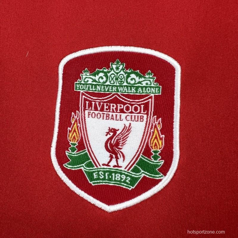 2002/04 Retro Liverpool Home Long Sleeve Jersey